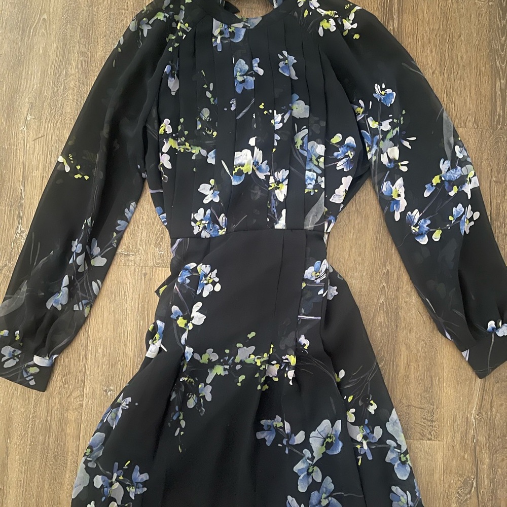 Reiss Navy Floral Dress